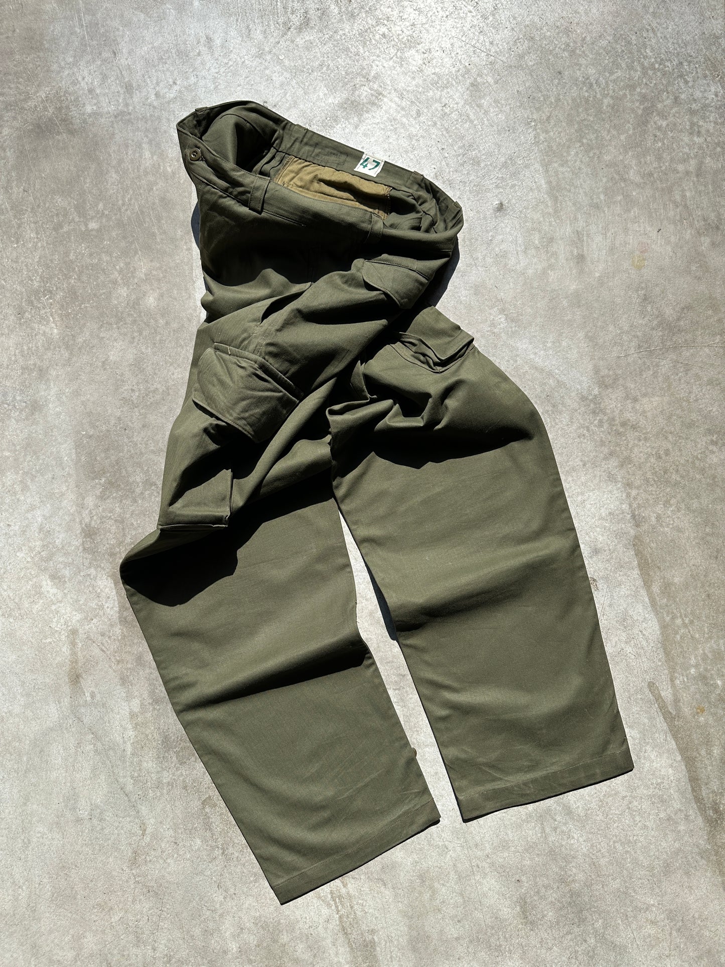 1950's FRENCH ARMY M47 CARGO PANTS