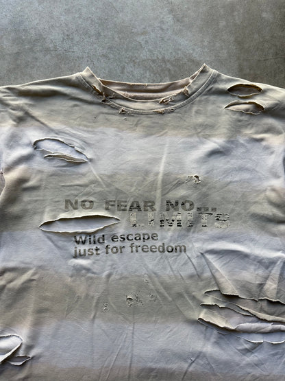 2000's "NO FEAR" DISTRESSED TEE