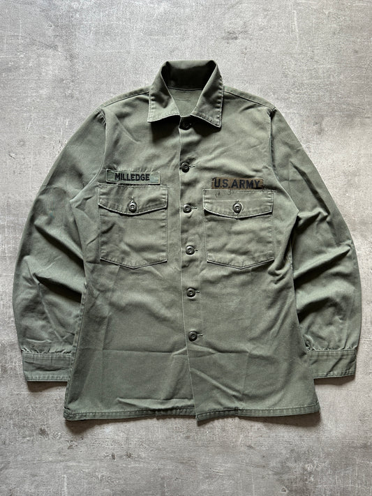 1970's US ARMY OG 507 UTILITY SHIRT